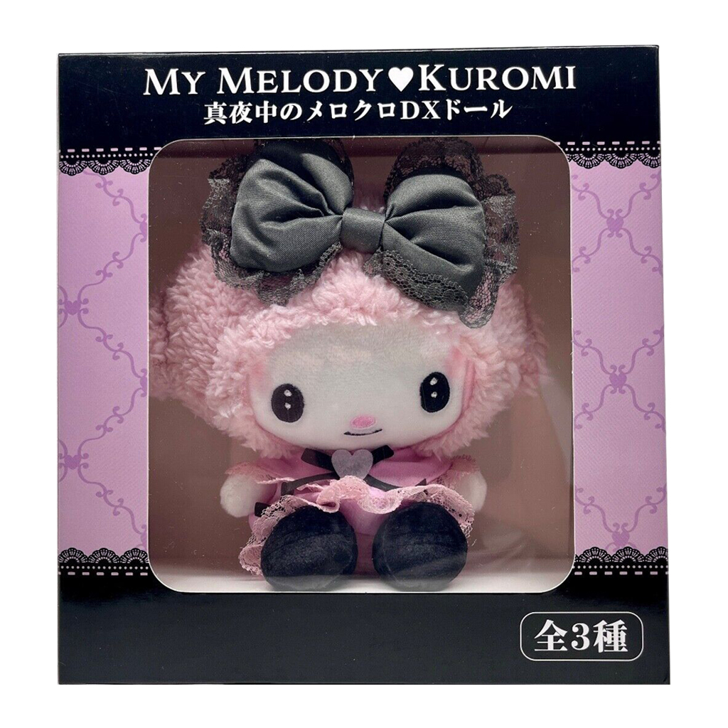 My Melody & Kuromi - Midnight MeloKuro DX Doll - Gấu Bông Nhật Chính Hãng!