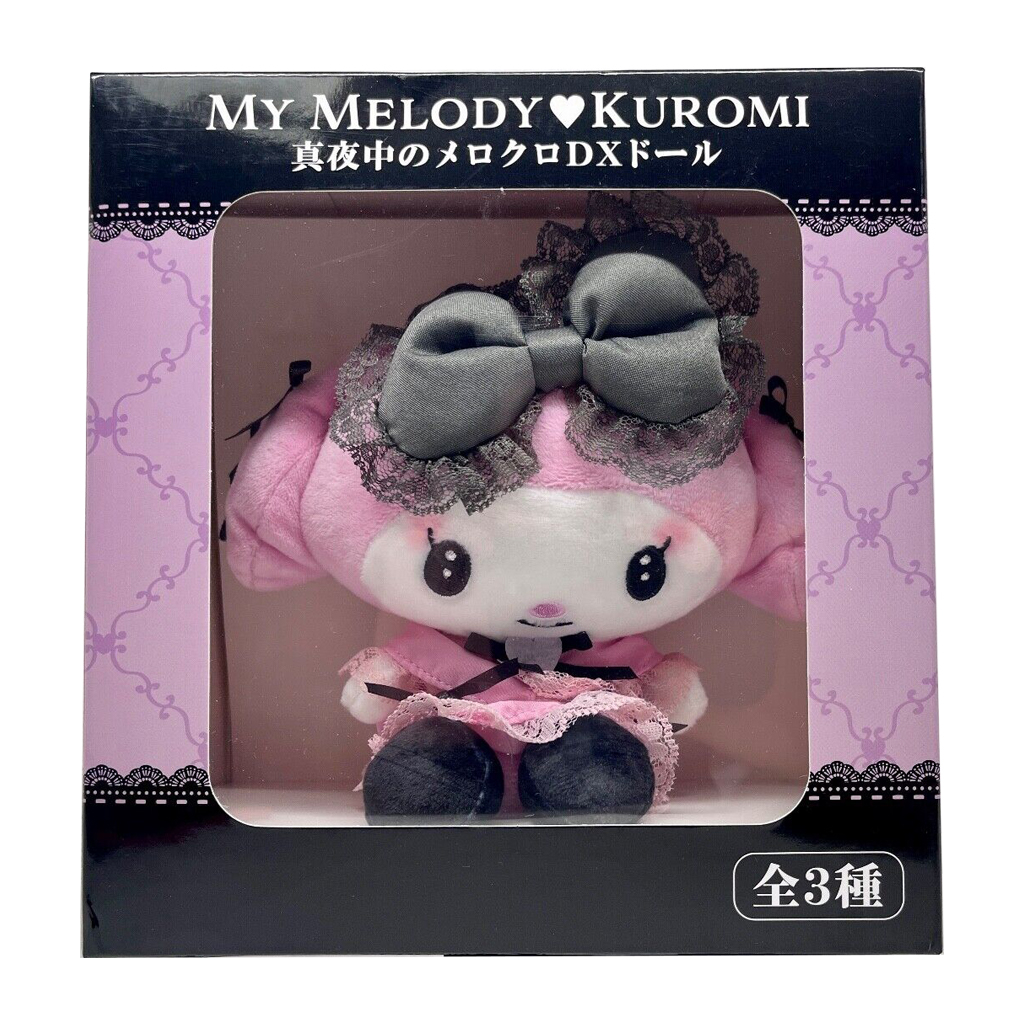My Melody & Kuromi - Midnight MeloKuro DX Doll - Gấu Bông Nhật Chính Hãng!