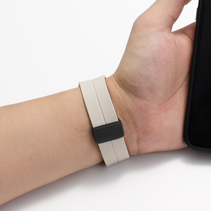 Dây Cao Su Silicon Khóa Nam Châm Đồng Hồ AWatch iWatch Ultra Watch 38mm 40mm 41mm 42mm 44mm 45mm 49mm SWA DAW06