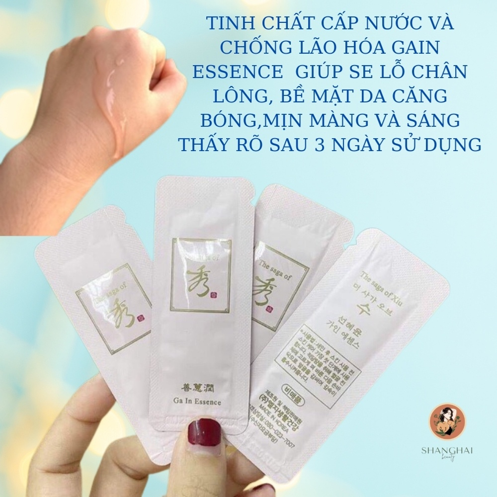 Gói Tinh chất trắng da và chống lão hóa The Saga Of Xiu Ga In Essence 1ml_esersample