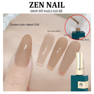  Sơn gel hàn quốc  Sơn móng tay gel thạch nâu sữa 15ml 