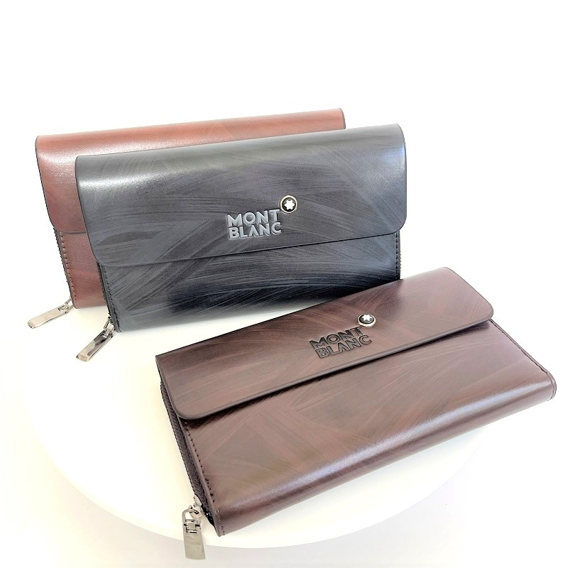 Ví da nam dài cầm tay, ví kẹp nách nam công sở da bò 3 màu, ví da cao cấp cầm tay sang ví nam có nắp gập quà cho bố