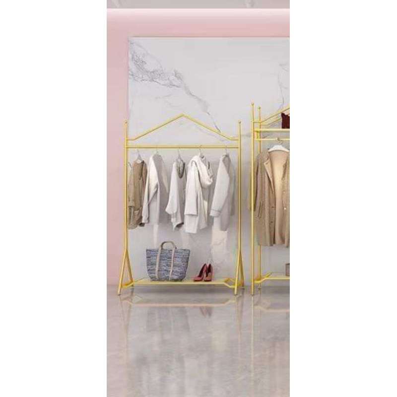 Kệ treo quần áo thông minh chân chữ Y,1tầng bằng sắt sơn tĩnh điện 3 lớp.1m5x1m5