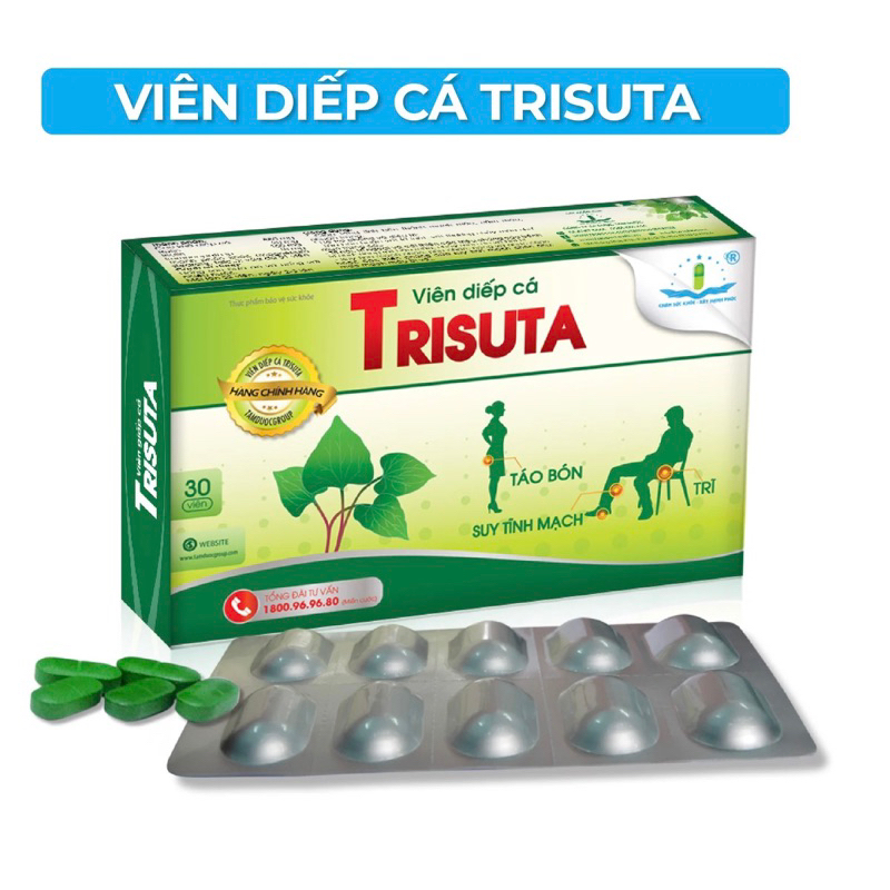 VIÊN GIẤP CÁ - Viên uống hỗ trợ điều trị trĩ và táo bón