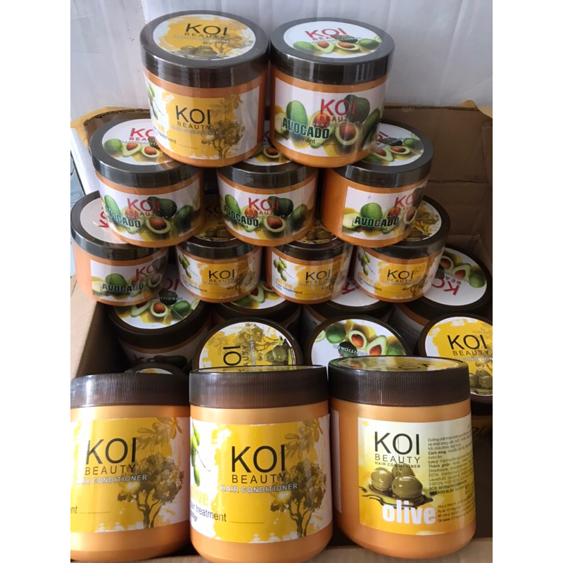 Kem Hấp dầu tóc KOI ( OLIVE -BƠ ) 500g-1000gr