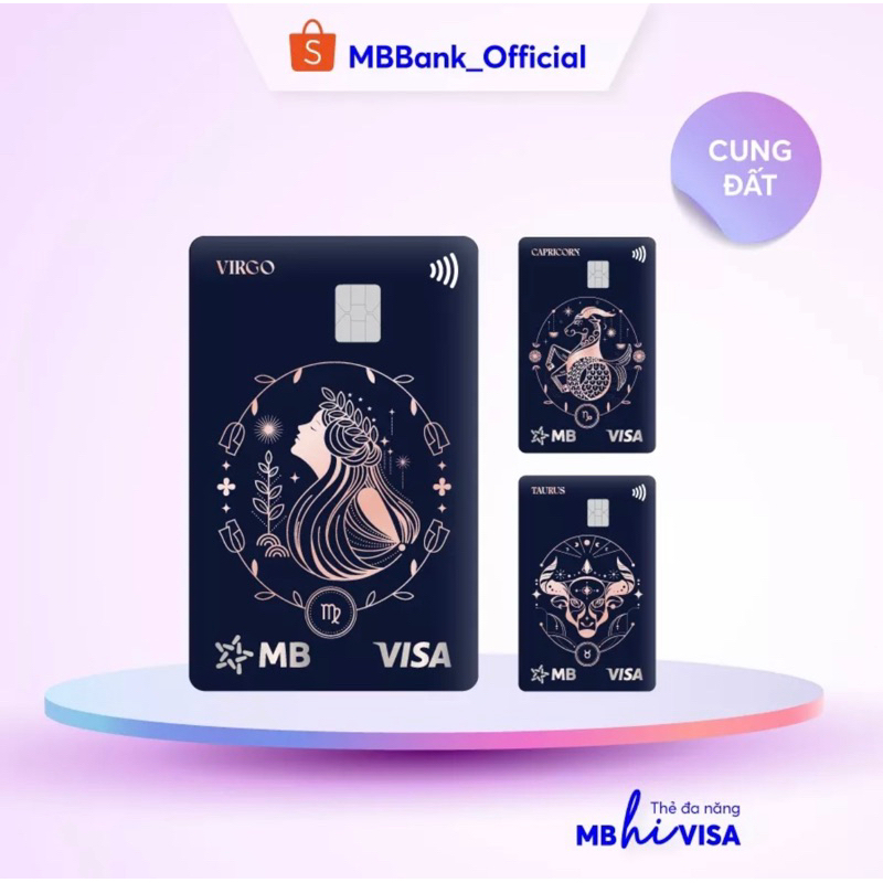 Thẻ MB Visa Hi Collection - Bộ Sưu Tập Cung Hoàng Đạo