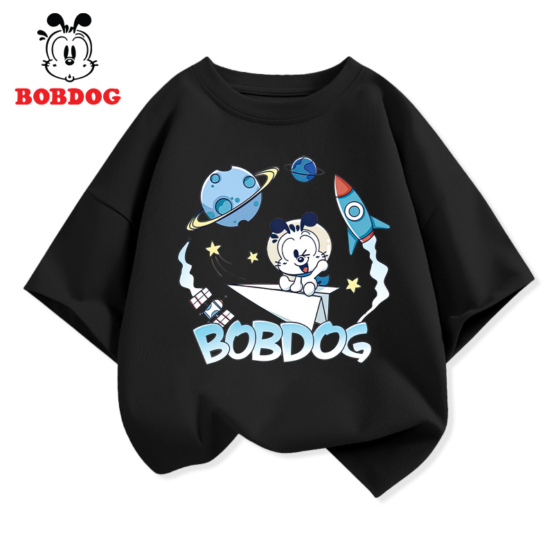 Áo thun cho bé BOBDOG , áo cotton cộc tay bé trai bé gái in hình dễ thương
