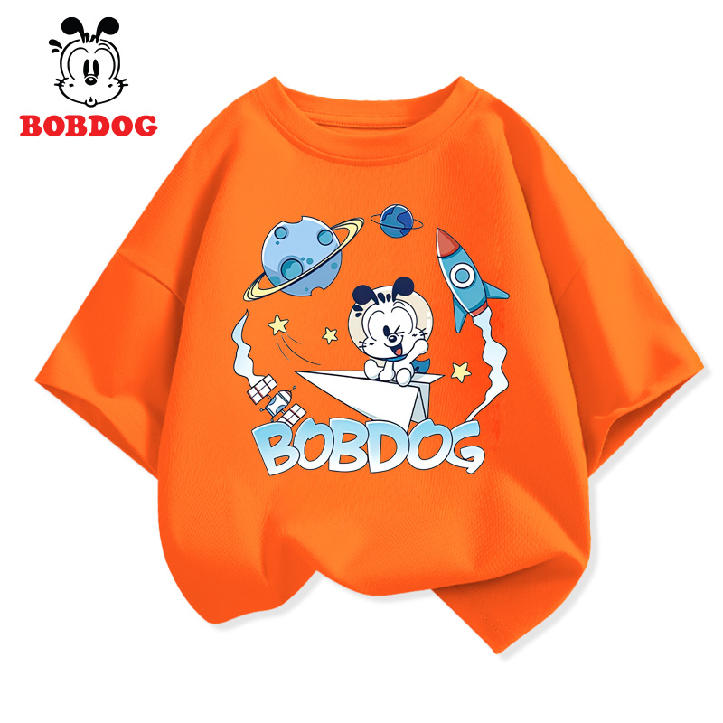 Áo thun cho bé BOBDOG , áo cotton cộc tay bé trai bé gái in hình dễ thương