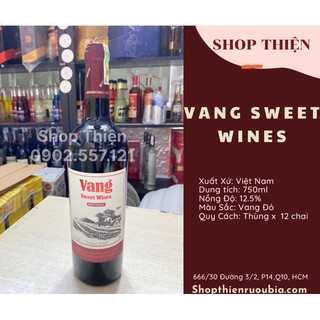 Vang Đỏ SWEET WINES 12.5% 750ml