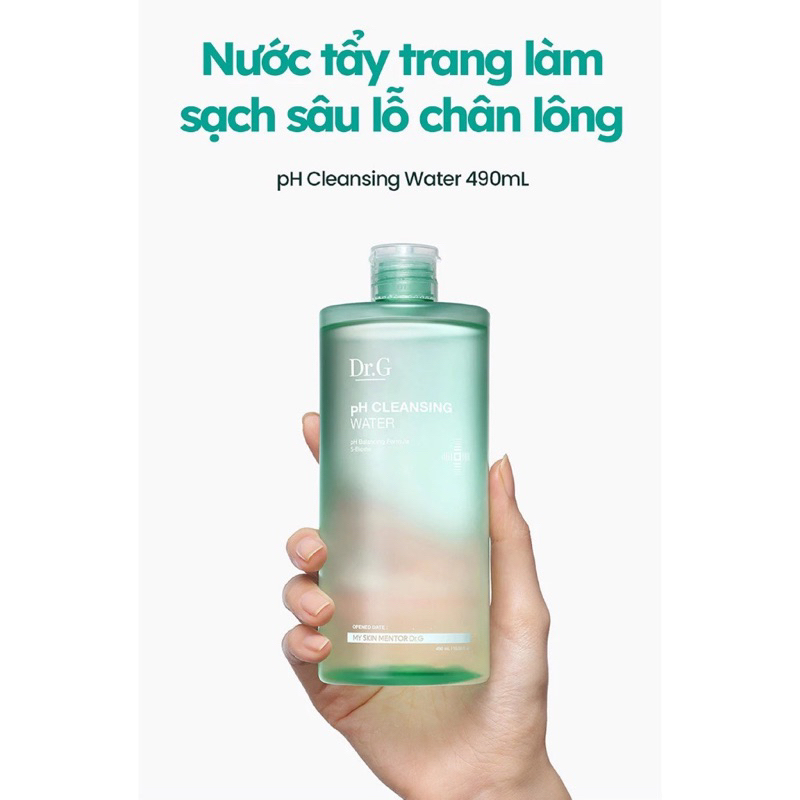 Nước tẩy trang Dr.G 200ml fullbox
