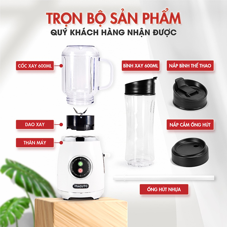 Máy xay sinh tố MasutoBlender công nghệ Nhật Bản