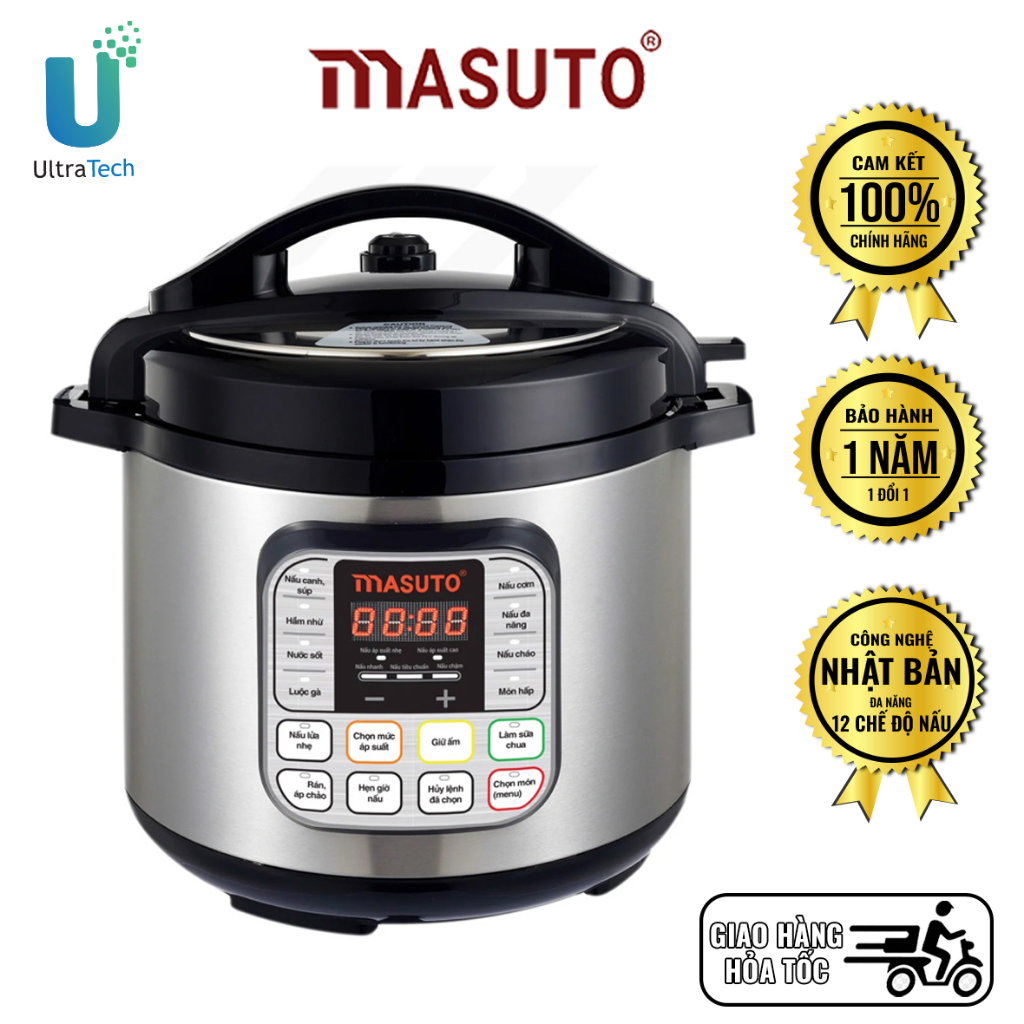 Nồi áp suất đa năng Masuto-7in1-công-nghệ-Nhât-Bản LG-06A