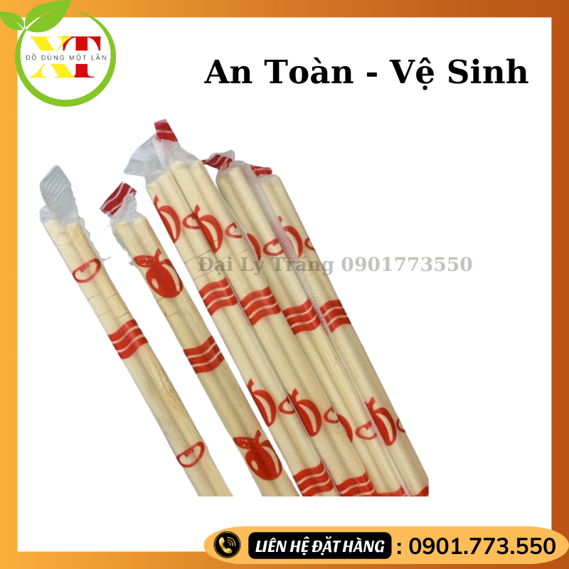 Đũa Tre Dùng 1 Lần Xuất Khẩu Bao Đẹp