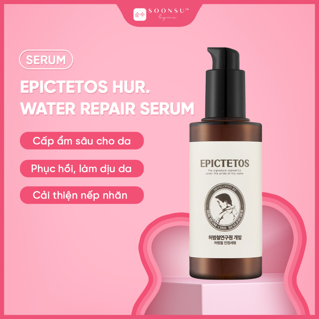 [EPICTETOS] Serum Cấp Ẩm Phục Hồi Da HA và Vitamin B5 Epictetos Hur. Water Repair Serum 50ml