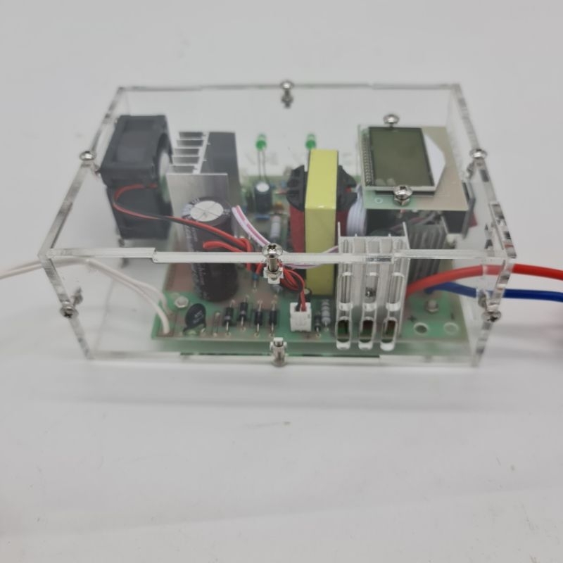 Máy Sạc Acquy Và Pin Lithium 12 -24V Tự Động Ngắt Có Chỉnh Dòng Và Áp Sạc