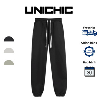 Quần Jogger Nam Nữ Trơn Basic Phong Cách Thể Dục Thể Thao Năng Động Cá Tính Unisex Màu Đen QDN960 Zunichic