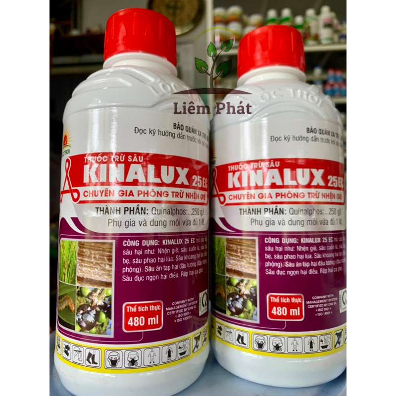 Kinalux 25EC chai 480ml chuyên gia phòng nhện gié của tập đoàn lộc trời