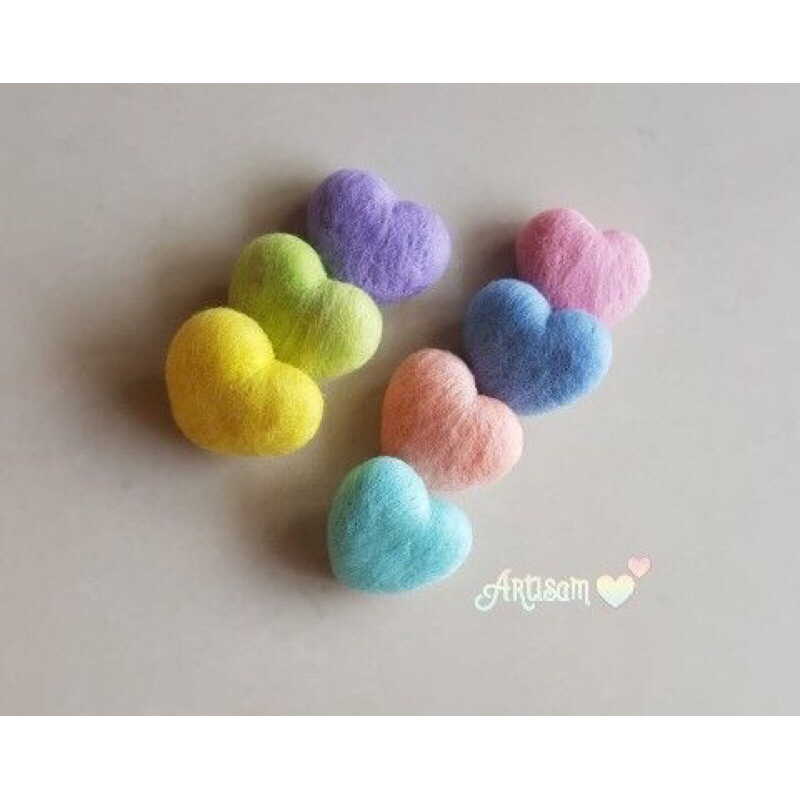 Mây, ngôi sao, trái tim , bong bóng len chọc