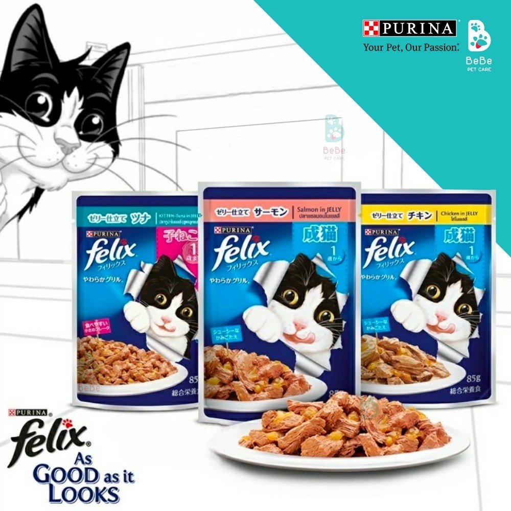Pate PURINA Felix Sensations Thơm Ngon Hấp Dẫn Cho Boss Mèo Mọi Lứa Tuổi