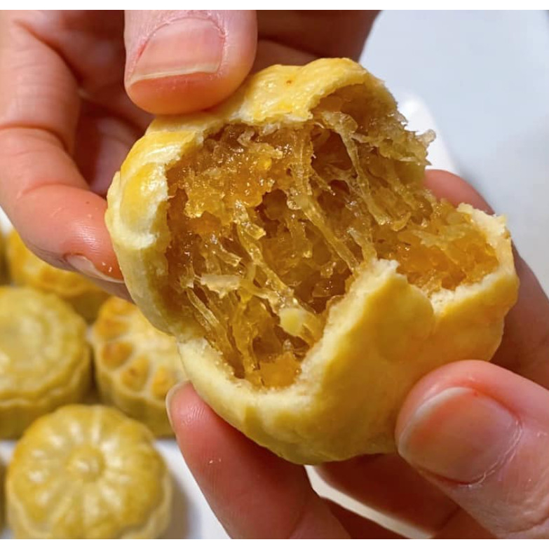 Bánh khóm núng nính handmade nhân dứa dẻo sánh siêu ngon