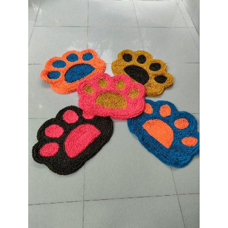 Thảm dậm chân hình chân mèo