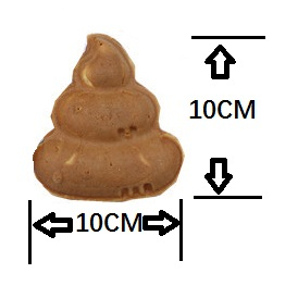 Máy 3 Miếng Funny Shit Sáng Tạo Poop Ngộ Nghĩnh Waffle Maker Electric 1500W 220V EU PLUG PVN4867