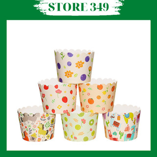 Ly Giấy Cupcake Tròn Nhỏ 50 Cái ( Màu Ngẫu Nhiên)