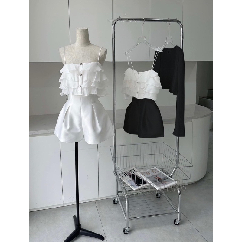 SET JUMPSUIT BÈO TẦNG 2 DÂY