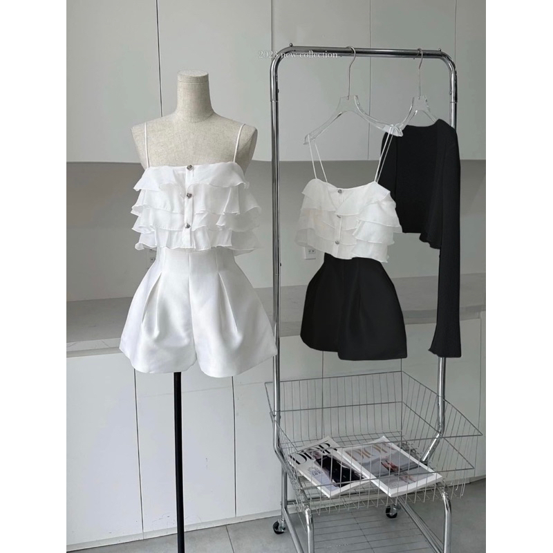 SET JUMPSUIT BÈO TẦNG 2 DÂY