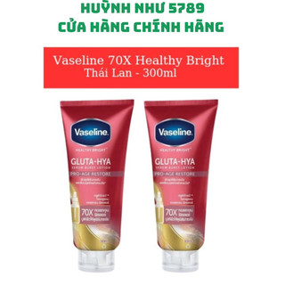 Sữa dưỡng thể Siêu Trắng 70x Collagen Vaseline Gluta Hya Pro Age Restore 70X Trắng Da