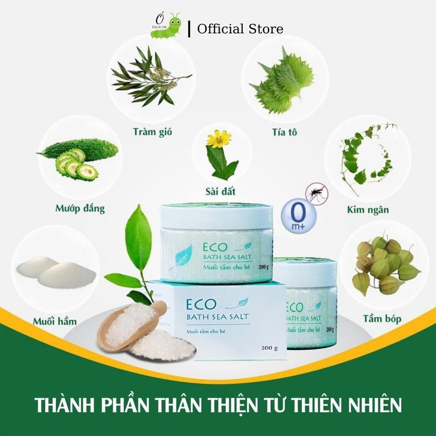 Combo 3 Gói Muối Tắm Bé Sinh Dược Gói 10g - Sâu Ó Official Store