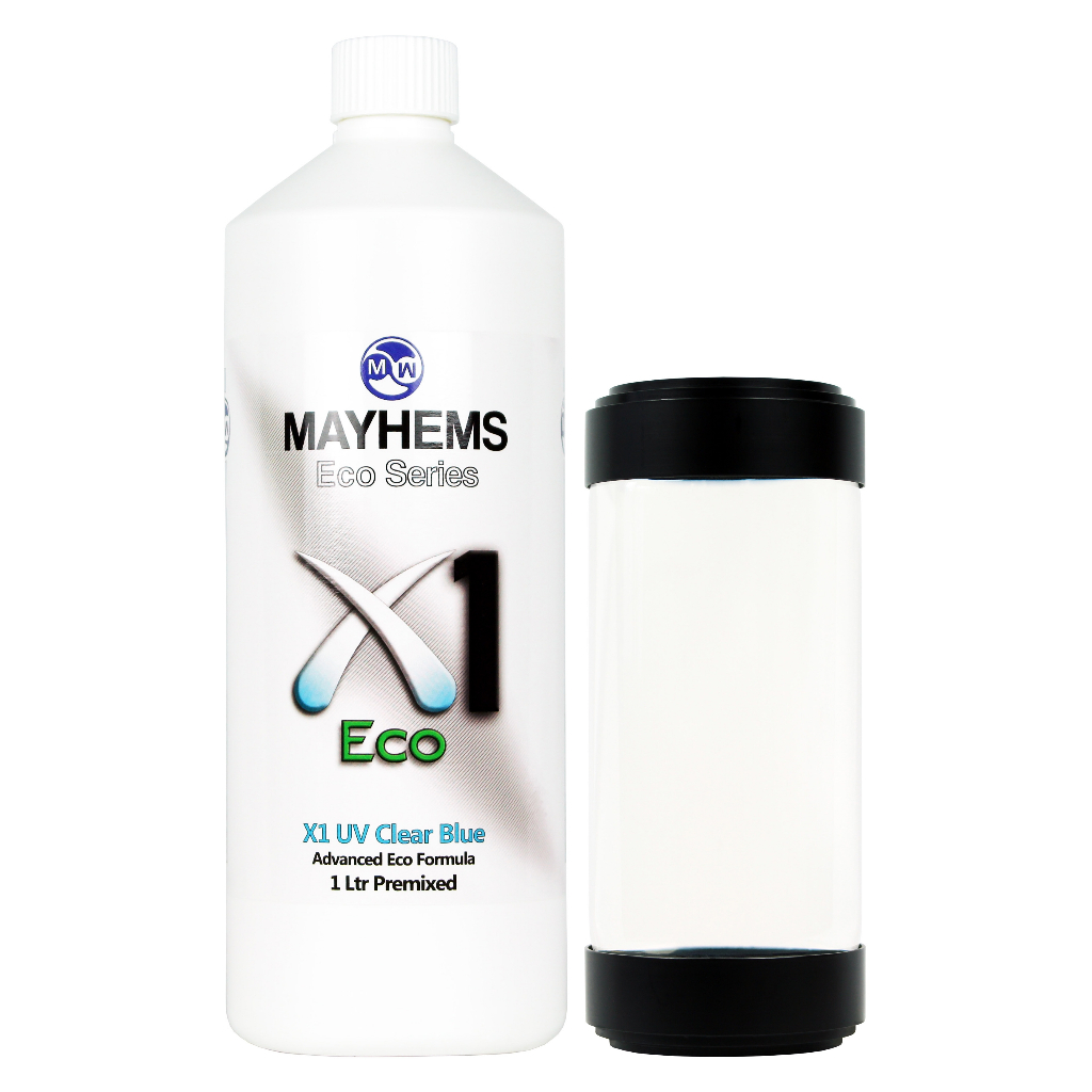 MAYHEMS X1 UV CLEAR BLUE 1 LTR PREMIXED V2