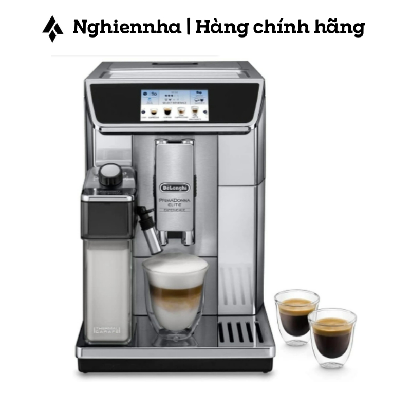 Máy Pha Cà Phê Tự Động Delonghi Eletta Capucchino EVO 46.860.B, Espresso, Cappucino, 2L, Đức, BH 12 