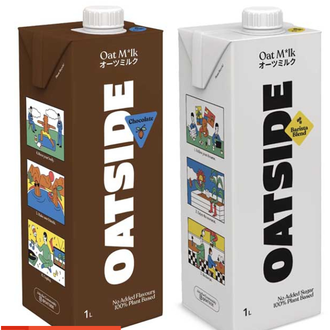 COMBO SALE 2 HỘP Sữa OATSIDE Oat Milk 2 x 1L