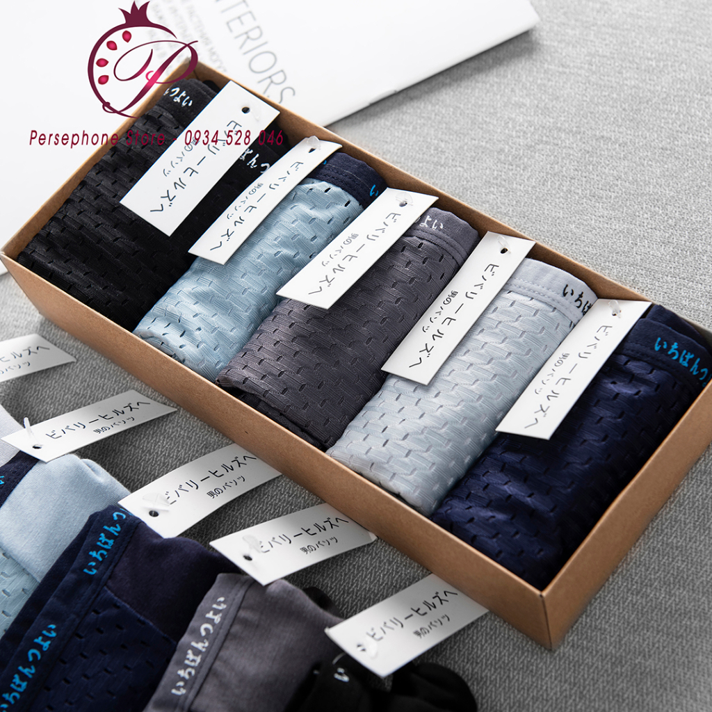 Quần sịp, quần lót nam vải lỗ thông hơi mềm mát