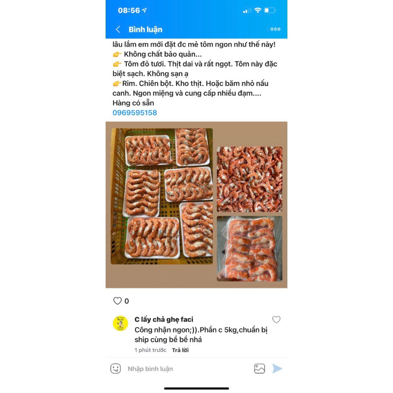 Nõn tôm hấp sơ tươi ngon❤️GIÁ SỈ❤️500gr thịt ngọt chắc tiện lợi