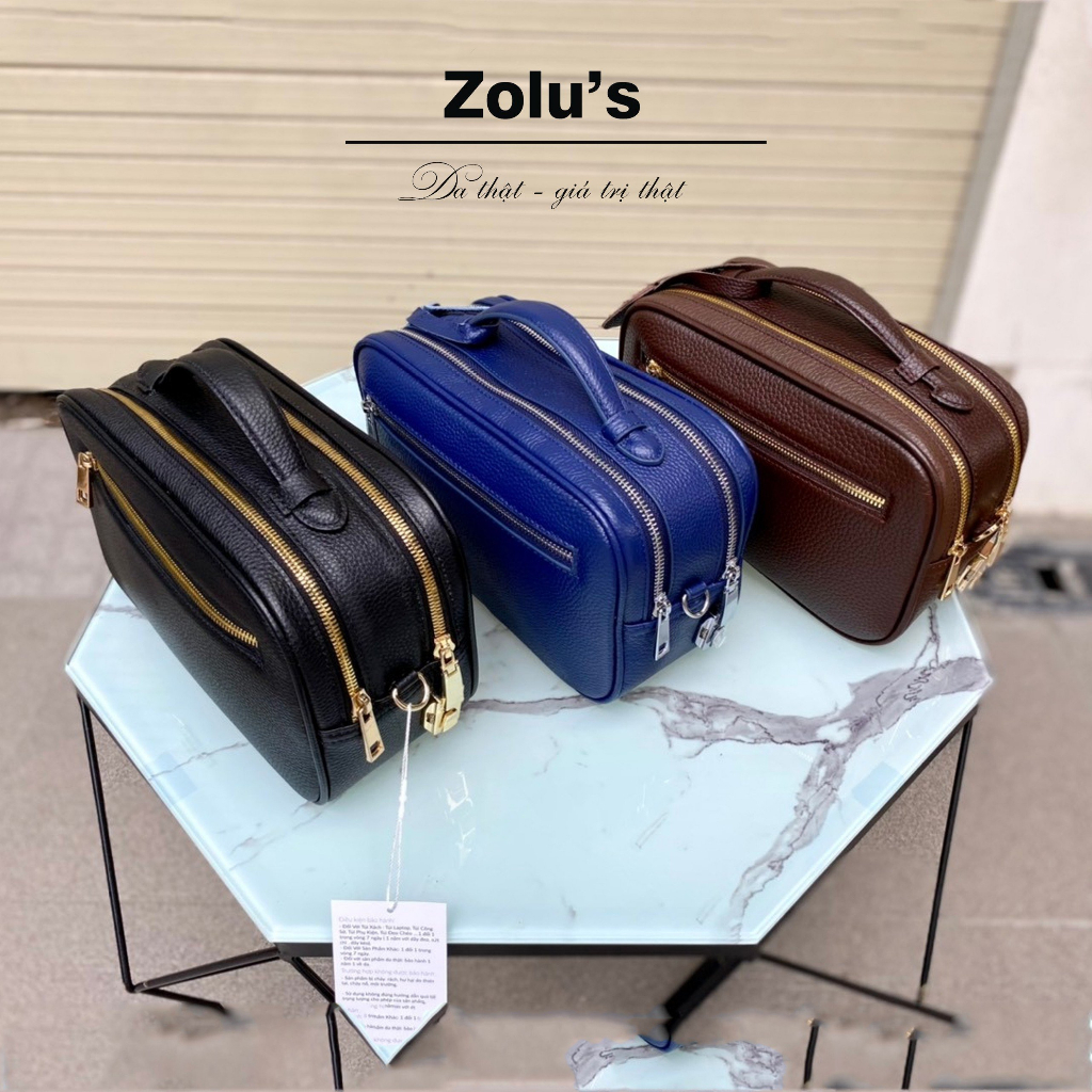 Túi Golf Cầm Tay Khoá Số Có Thêm Dây Đeo Chéo