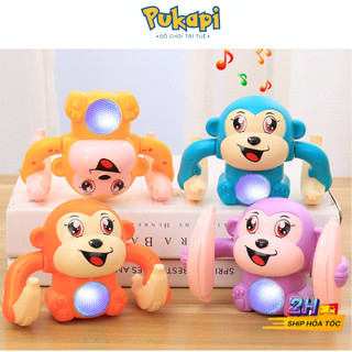 Khỉ Nhào Lộn - Đồ Chơi Khỉ Nhào Lộn Đồ Chơi Con Khỉ Dễ Thương Cho Bé - Đồ Chơi Cho Bé PUKAPI