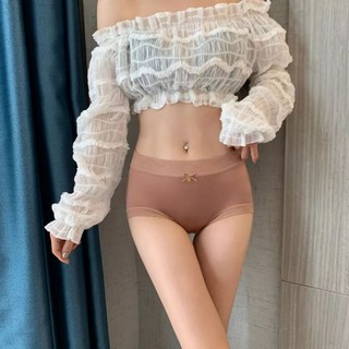Quần lót nữ chất lụa satin mềm mịn phối ren ôm mông