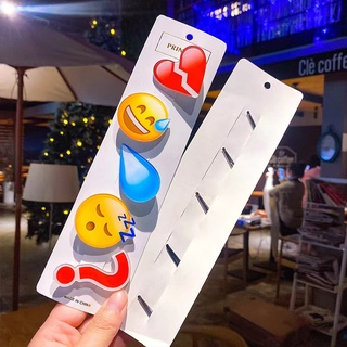 Kẹp Tóc Dễ Thương Emoji Hoạt Hình Phụ Kiện phong cách Hàn Quốc Thời Trang Cho Nữ, Kẹp Tóc cảm xúc Emoji dễ thương