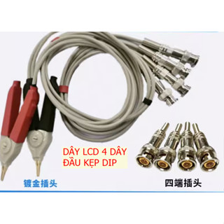 Dây đo máy LCR 4 dây chất lượng cao đầu kẹp DIP