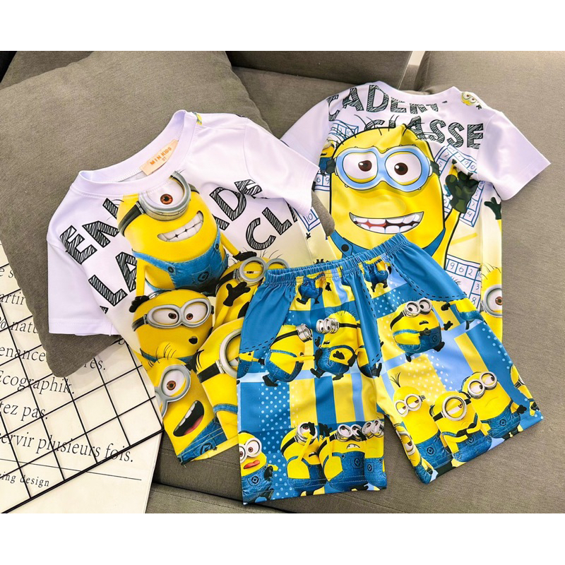 Bộ thun lạnh 3d bé trai