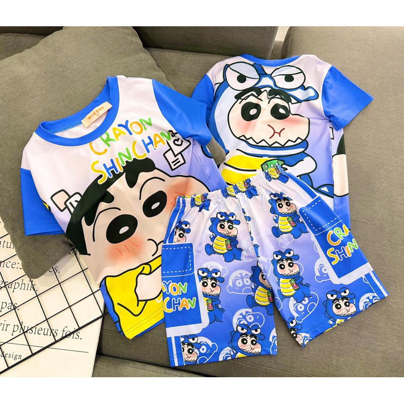 Bộ thun lạnh 3d bé trai