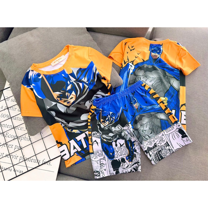 Bộ thun lạnh 3d bé trai