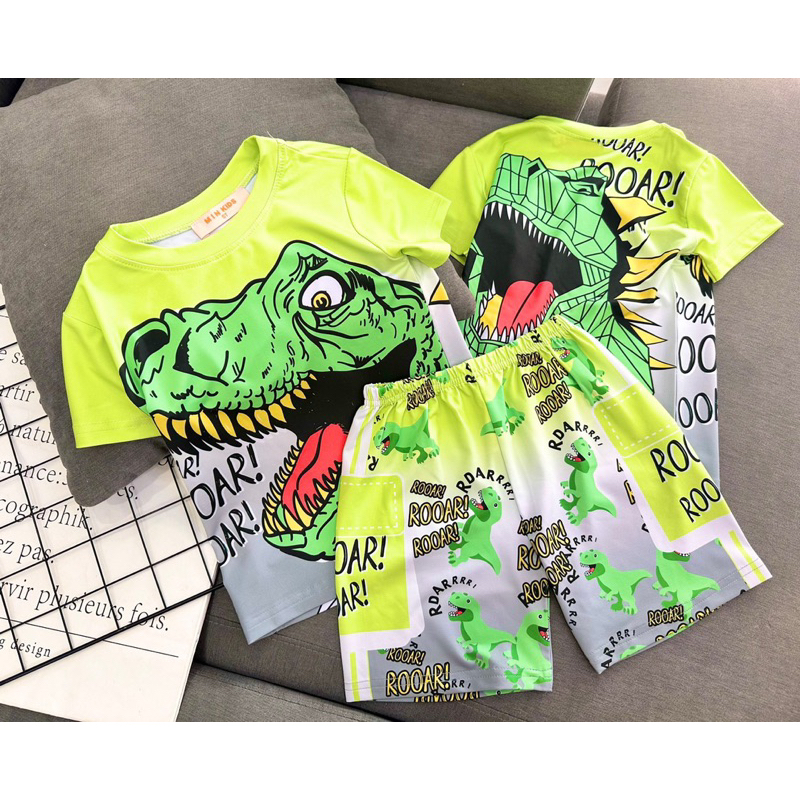 Bộ thun lạnh 3d bé trai