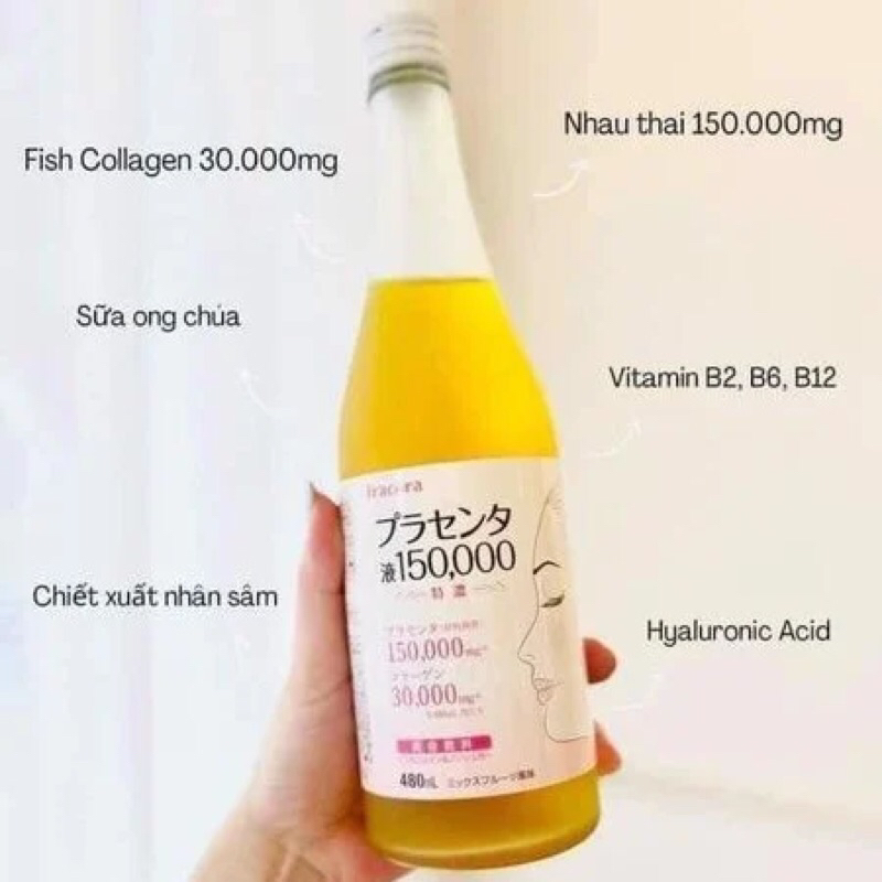 Nước uống nhau thai cừu Fracora Placenta 150000mg Nhật Bản
