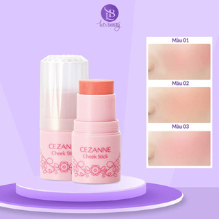 Phấn má hồng dạng thỏi Cezanne Cheek Stick lâu trôi màu đẹp 5g