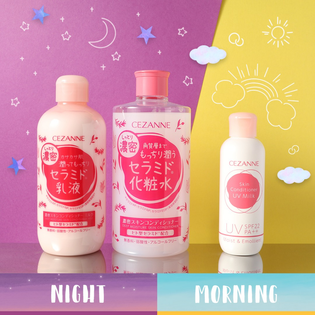 Nước hoa hồng Cezanne Deep Moisture Skin Conditioner Nhật Bản dưỡng ẩm chuyên sâu, chống lão hóa 410ml | BigBuy360 - bigbuy360.vn