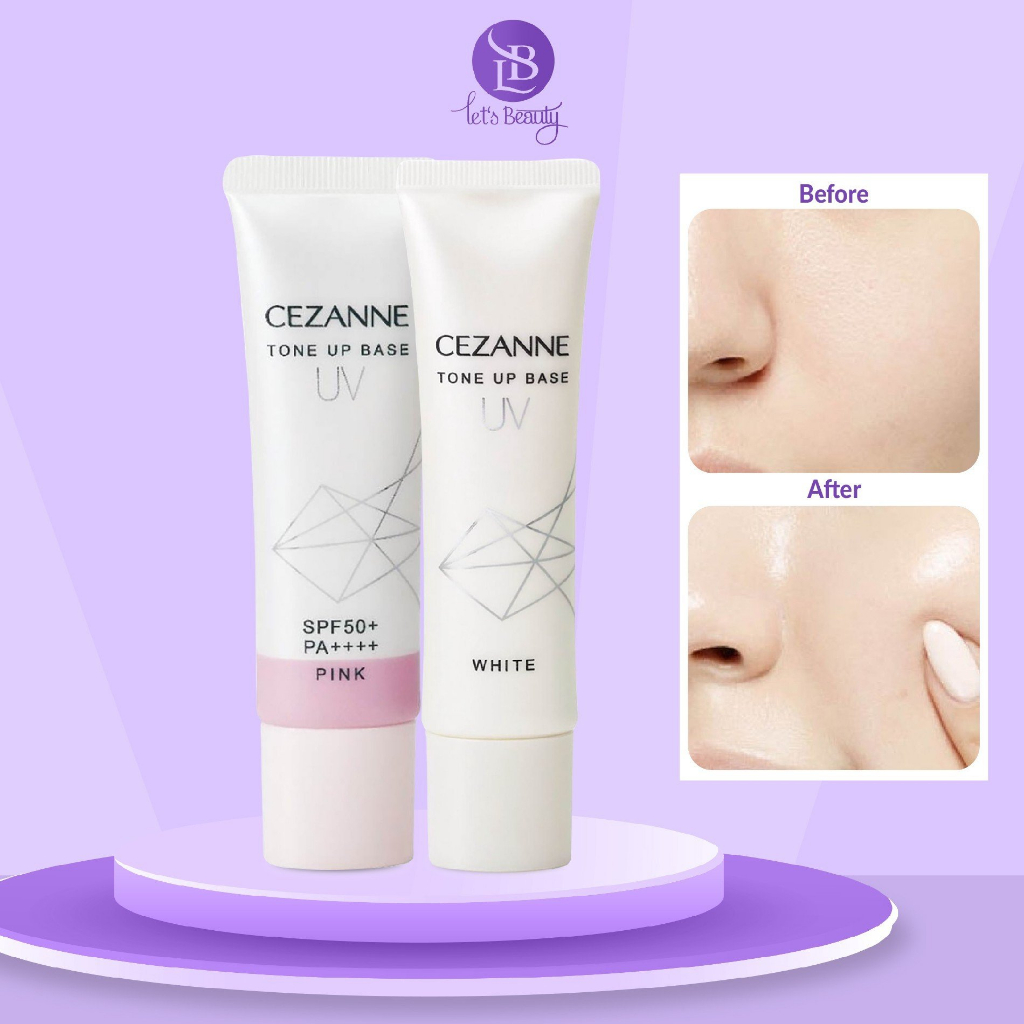 Kem lót chống nắng Cezanne UV Tone Up Base nâng tone SPF 50 PA++++ 30g