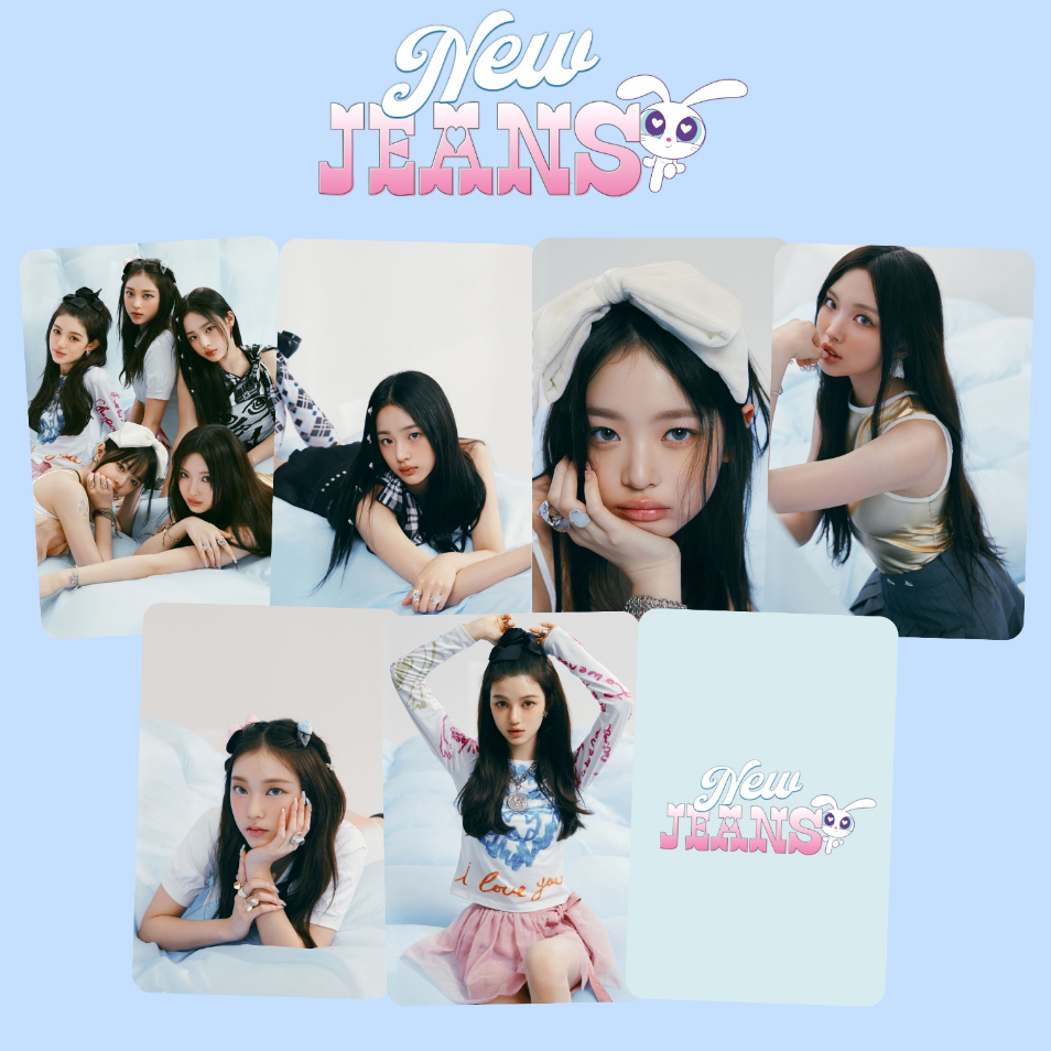 Set 6 card NewJeans SuperShy Concept (KHÔNG CHÍNH HÃNG)